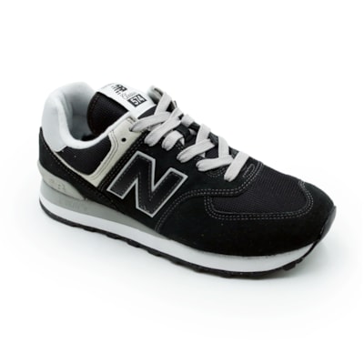 TENIS MASCULINO CASUAL NEW BALANCE  ML574GAB PRETO.