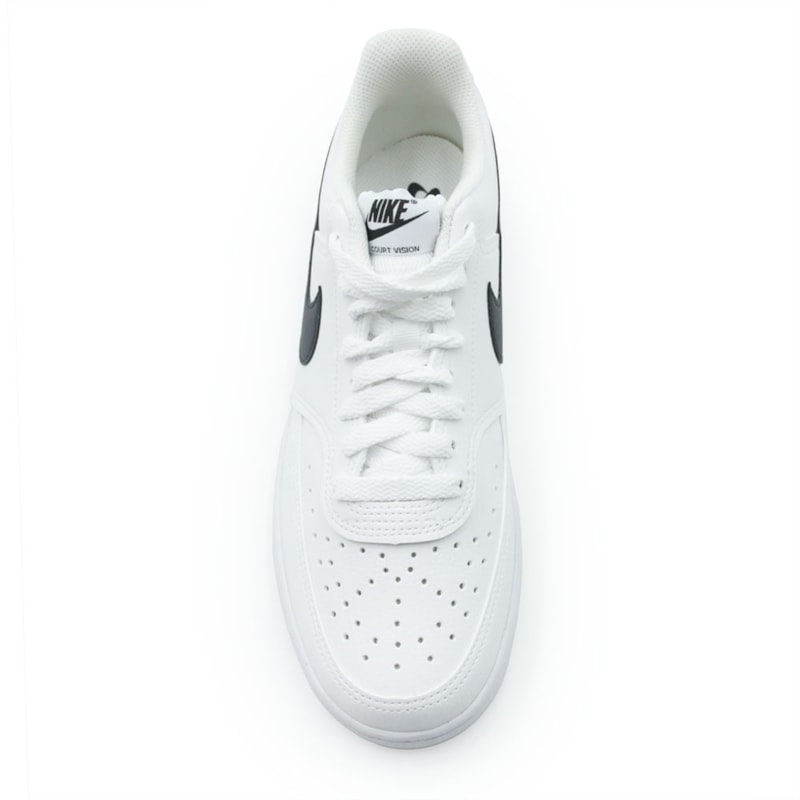 TENIS MASCULINO CASUAL NIKE COURT VISI  DH2987-101 101BRANCOPRETO