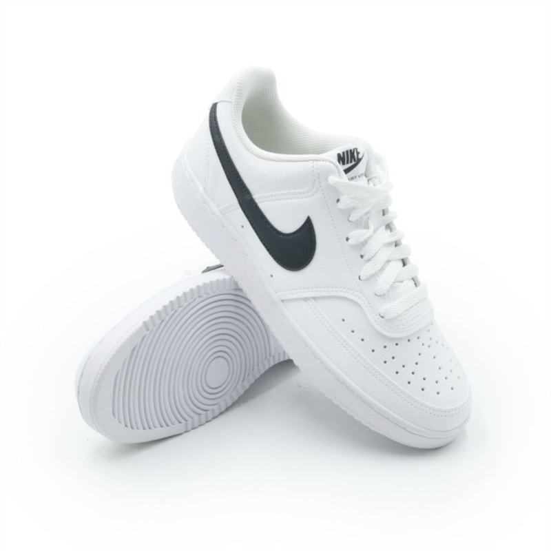 TENIS MASCULINO CASUAL NIKE COURT VISI  DH2987-101 101BRANCOPRETO