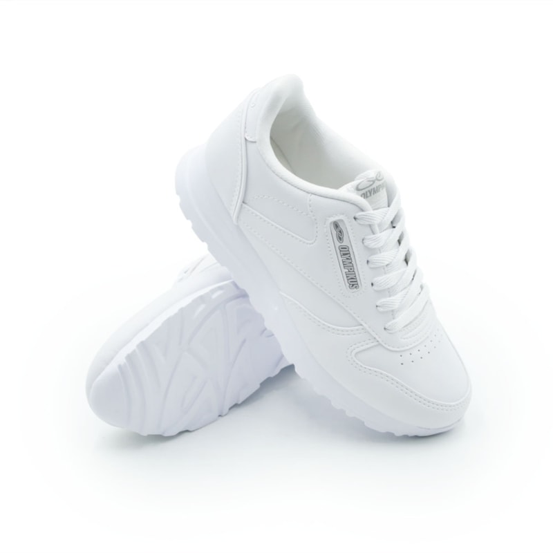 TENIS MASCULINO CASUAL OLYMPIKUS OBTN068 BRANCO