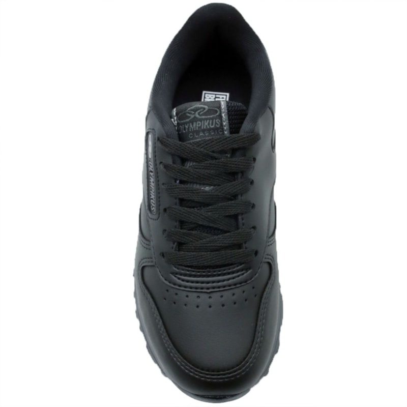 TENIS MASCULINO CASUAL OLYMPIKUS OBTN068 PRETO