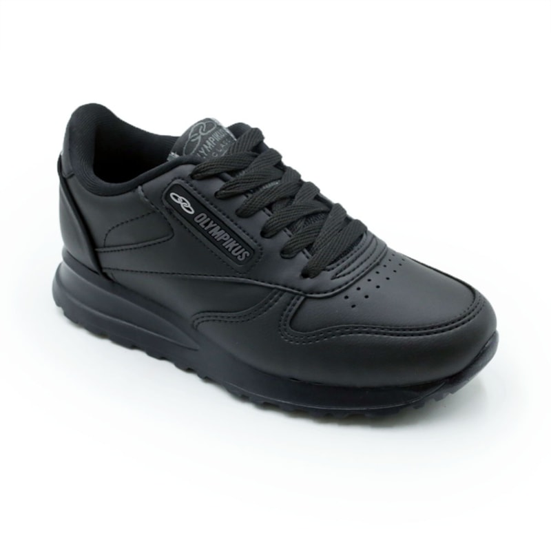 TENIS MASCULINO CASUAL OLYMPIKUS OBTN068 PRETO
