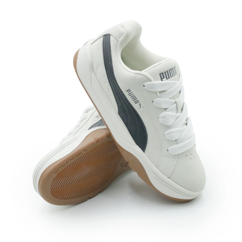 TENIS MASCULINO CASUAL PUMA 40422808 WHITEBLACK
