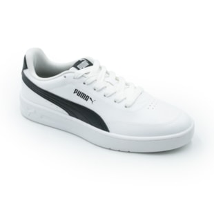 TENIS MASCULINO CASUAL PUMA COURT CLAS  40444001 BRANCOPRETO