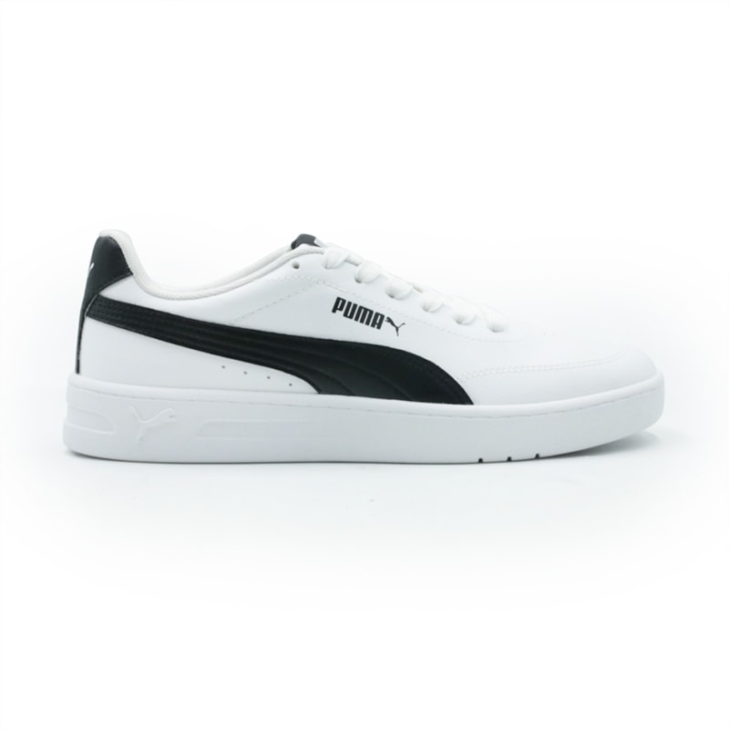 TENIS MASCULINO CASUAL PUMA COURT CLAS  40444001 BRANCOPRETO