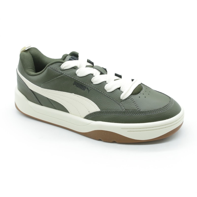TENIS MASCULINO CASUAL PUMA PARK LIFESTYLE 39904004 DARKOLIVE