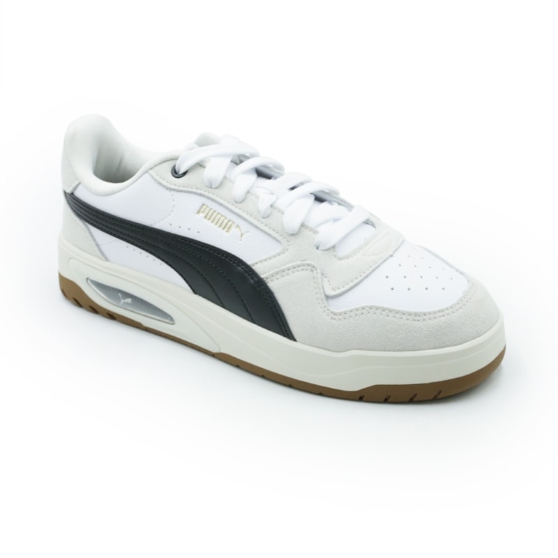 TENIS MASCULINO CASUAL PUMA SUFFLE TEC  40734801 WHITEBLACK