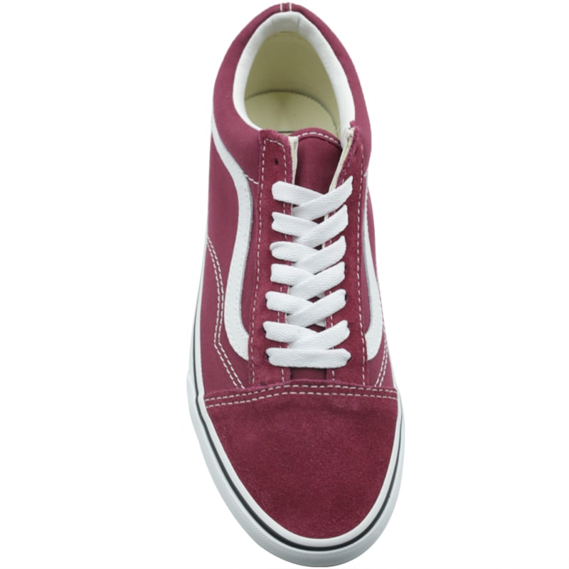 TENIS MASCULINO CASUAL VANS OLD SKOOL V1002000850230 VERMELHO