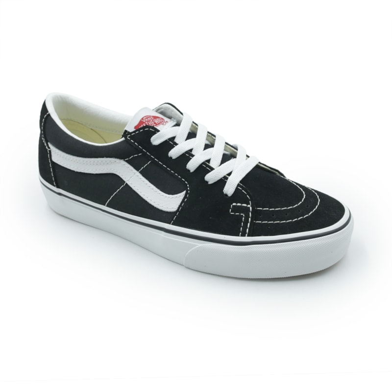 TENIS MASCULINO CASUAL VANS SK8 LOW V1002001740011 PRETOBRANCO