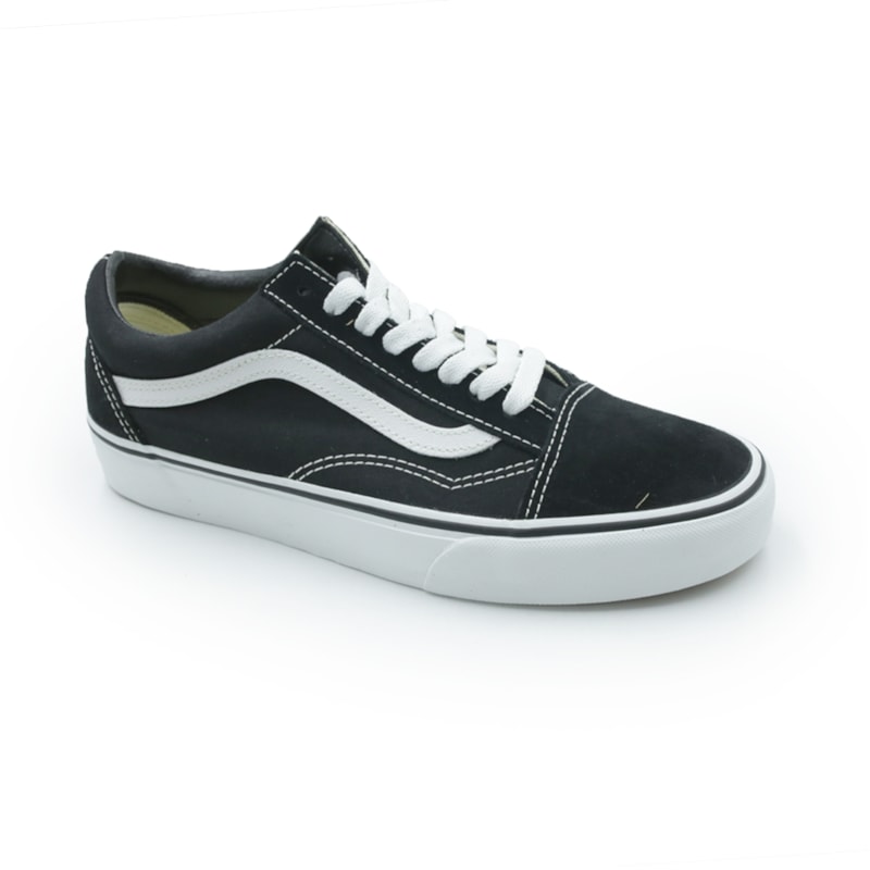 TENIS MASCULINO CASUAL VANS UA OLD SKO  V1002001070011 0011BLACKWHITE