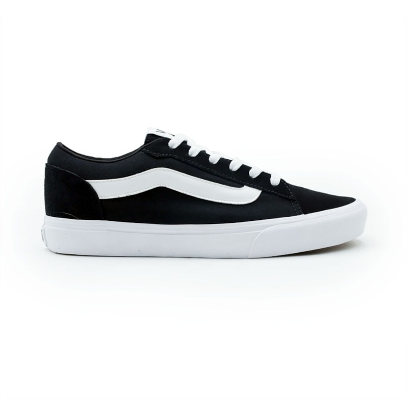 TENIS MASCULINO CASUAL VANS VERO LS  VN000Y7HBA2CASA BLACKWHITE
