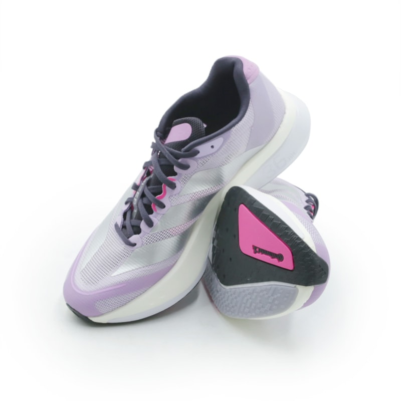 TENIS MASCULINO RUNNING ADIDAS ADIZERO BOSTON 13 W JS4955 POWPLU/SILVMT/SHOPNK
