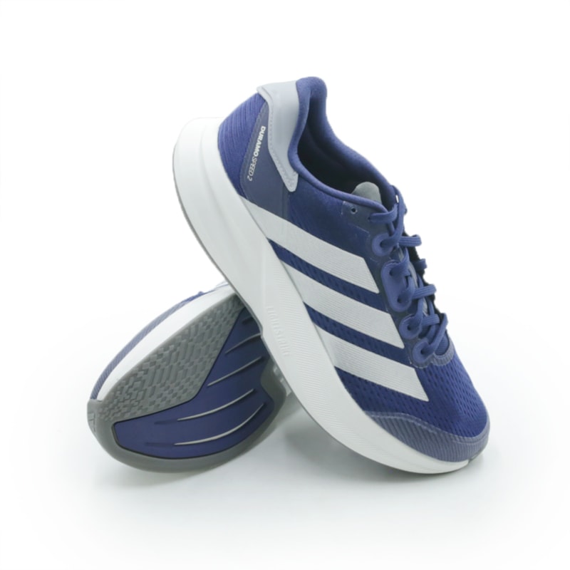 TENIS MASCULINO RUNNING ADIDAS DURAMO SPEED 2 M JS4415 DKBLUESILVMTHALSIL