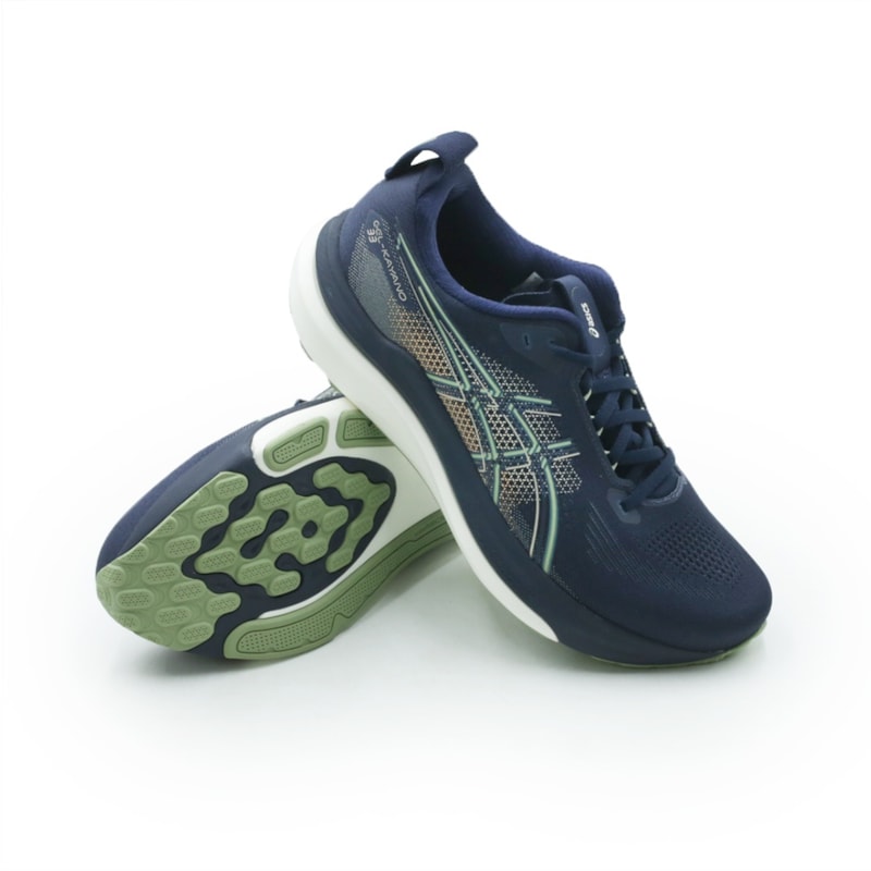 TENIS MASCULINO RUNNING ASICS GEL-KAYANO  1011C167P-402 402MIDNIGHTKHAKIGREEN