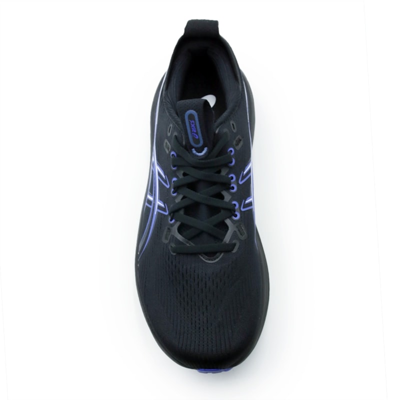 TENIS MASCULINO RUNNING ASICS GEL-NIMBUS  1011C127P-004 004BLACKBLUE