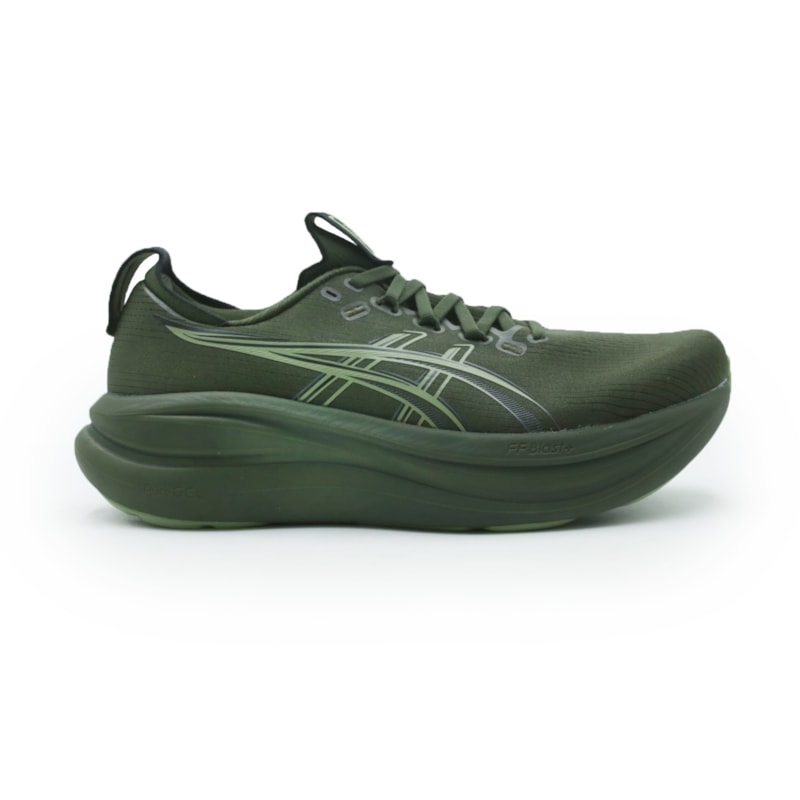 TENIS MASCULINO RUNNING ASICS GEL-NIMBUS  1011C127P-200 200KHAKIGREEN