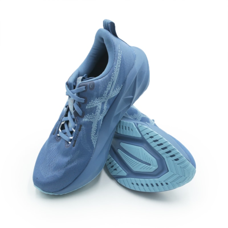 TENIS MASCULINO RUNNING ASICS NOVABLAST 5 1011B974 405AZUL