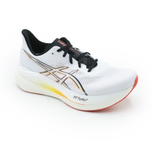 TENIS MASCULINO RUNNING ASICS SONICBLAST  1011C244P-100 100WHITEORANGE