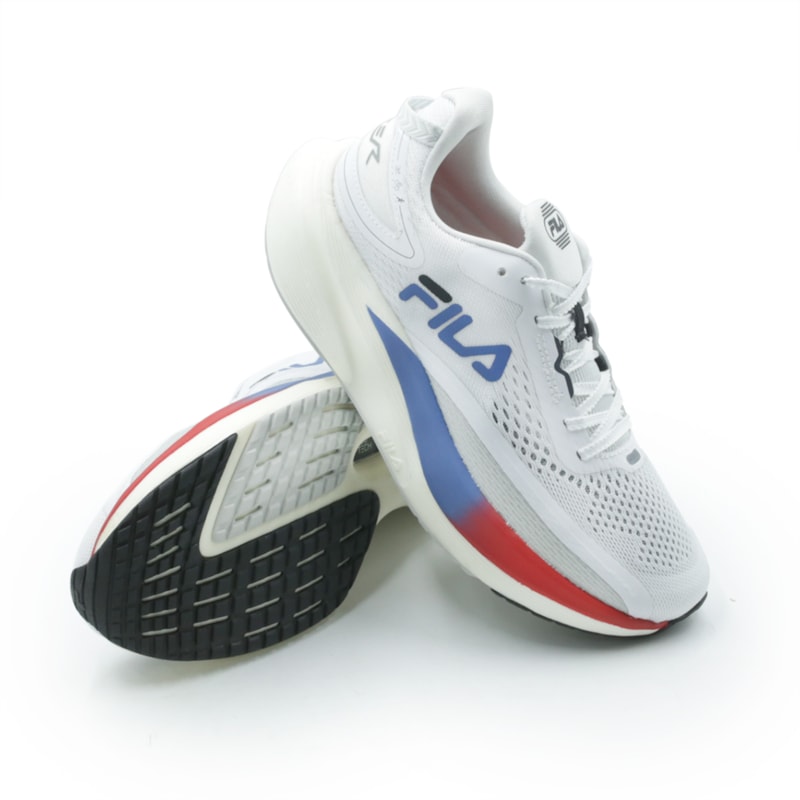 TENIS MASCULINO RUNNING FILA F01R000986780 WHITE/BLUE