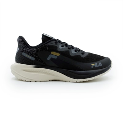 TENIS MASCULINO RUNNING FILA SPRITZ F01TR00067 PRETODOURADO