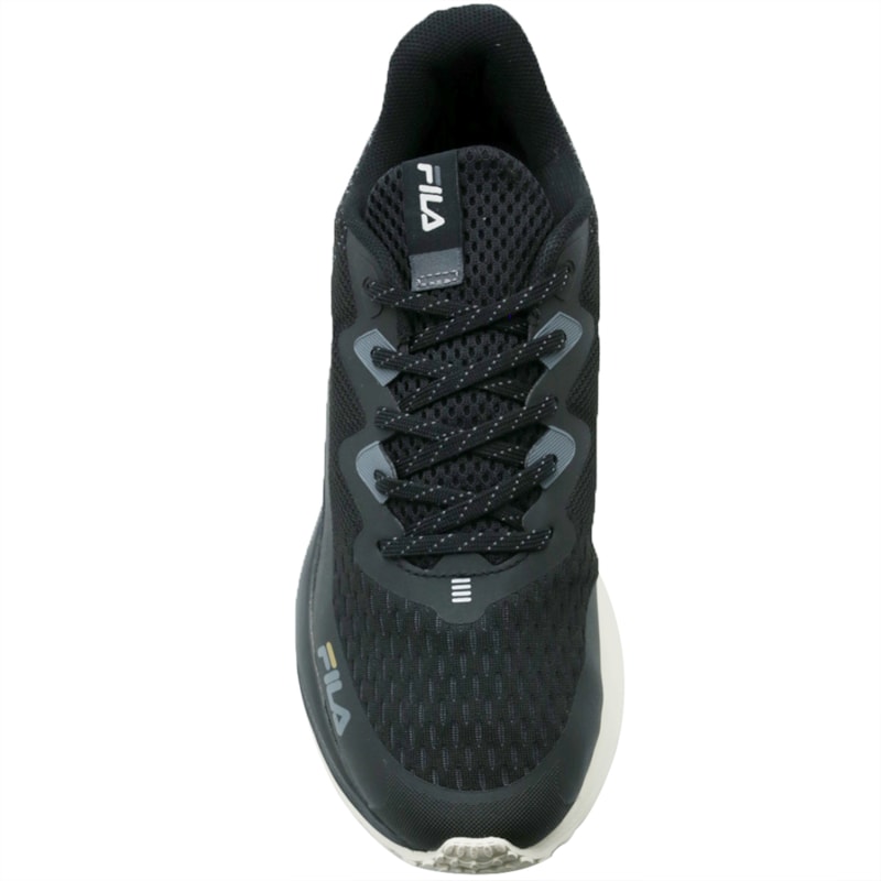 TENIS MASCULINO RUNNING FILA SPRITZ F01TR00067 PRETODOURADO