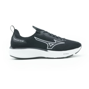 TENIS MASCULINO RUNNING MIZUNO  101095095 PRETO.