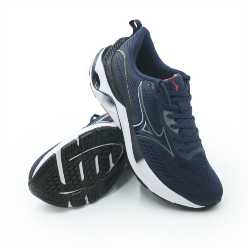 TENIS MASCULINO RUNNING MIZUNO WAVE DYNAS  101139139 MARINO