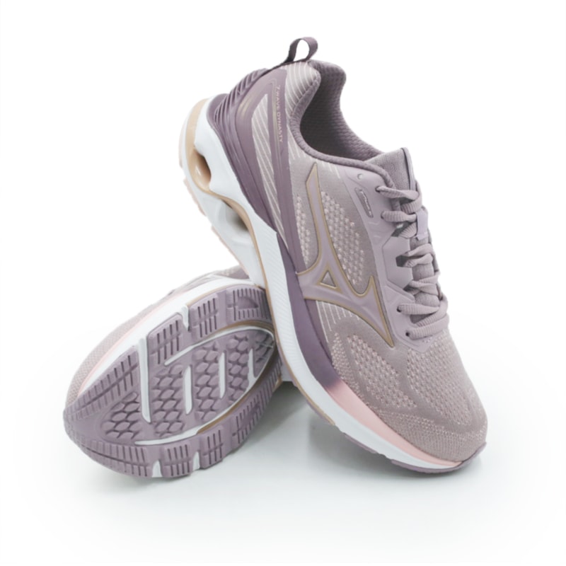TENIS MASCULINO RUNNING MIZUNO WAVE DYNASTY 7 101011011 LAVAND