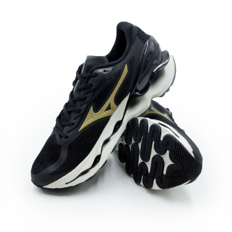 TENIS MASCULINO RUNNING MIZUNO WAVE STRAT  101149149 MARINO