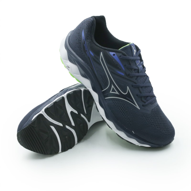 TENIS MASCULINO RUNNING MIZUNO WAVE WAY5  101021021 MARINO