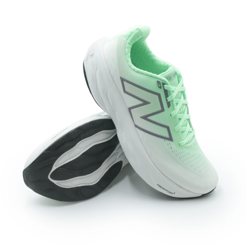 TENIS MASCULINO RUNNING NEW BALANCE  M1080J14 VERDE.