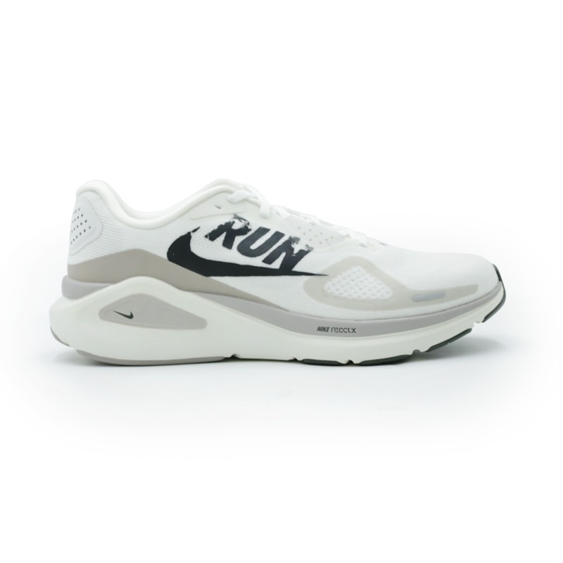 TENIS MASCULINO RUNNING NIKE STRUCTURE 26 IB5698 100BRANCO