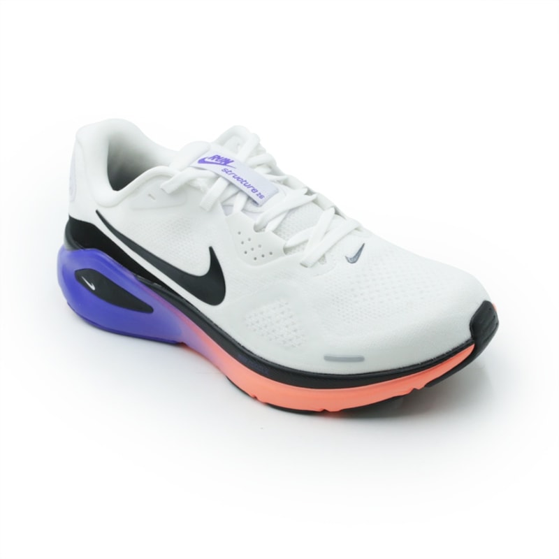 TENIS MASCULINO RUNNING NIKE STRUCTURE   HJ1102-109 BRANCO