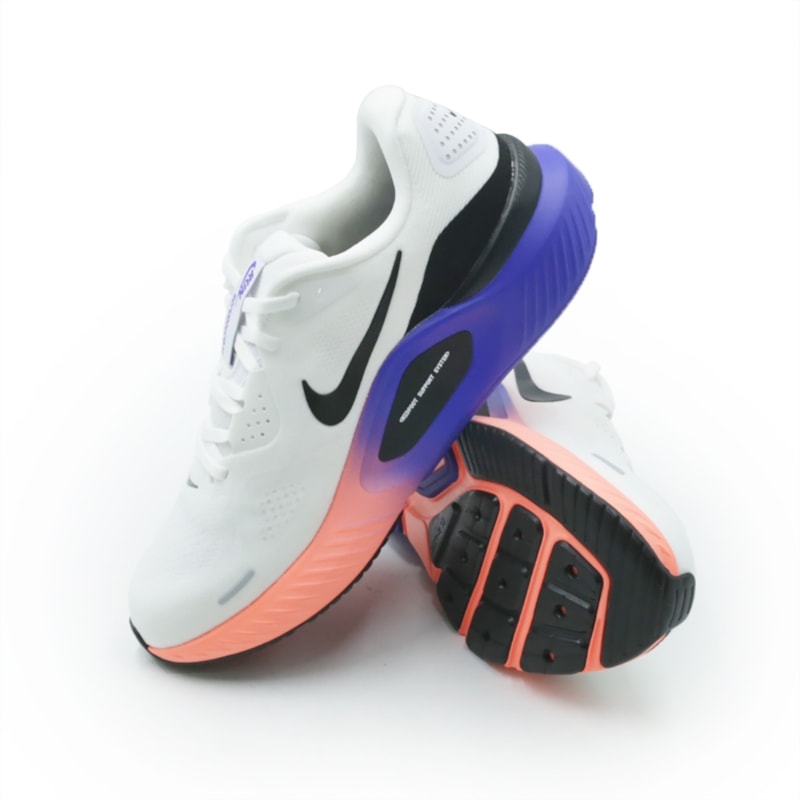 TENIS MASCULINO RUNNING NIKE STRUCTURE   HJ1102-109 BRANCO