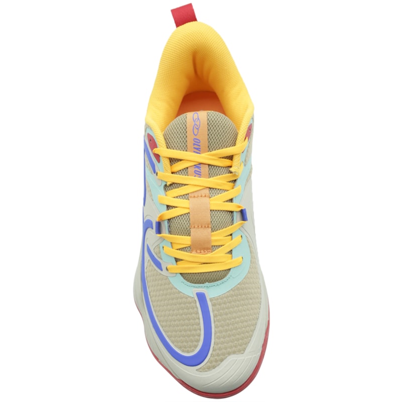 TENIS MASCULINO RUNNING OLYMPIKUS 43391327 DOURADOMULTI
