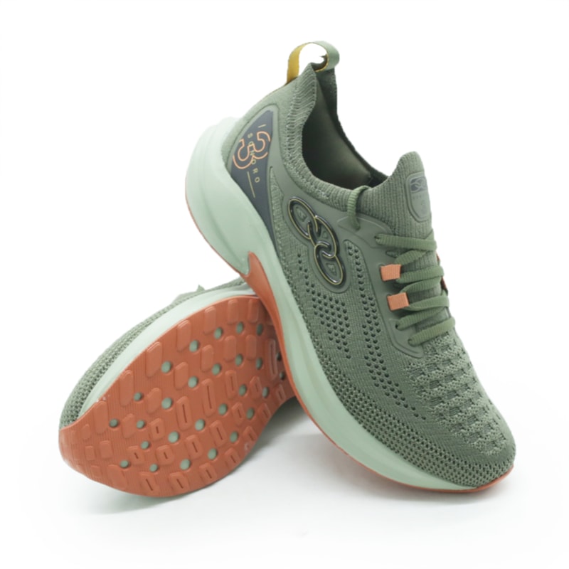 TENIS MASCULINO RUNNING OLYMPIKUS 43506336 VERDEMILITAR