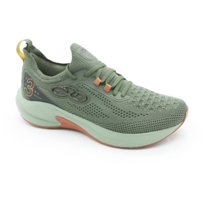 TENIS MASCULINO RUNNING OLYMPIKUS 43506336 VERDEMILITAR