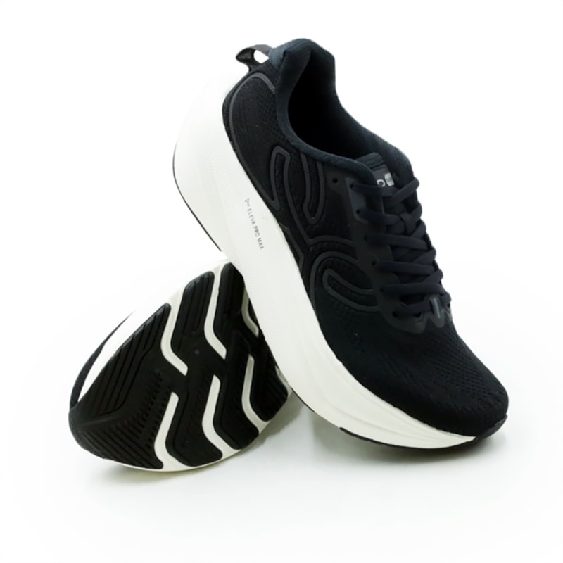 TENIS MASCULINO RUNNING OLYMPIKUS CORRE MAX   43304478 PRETO