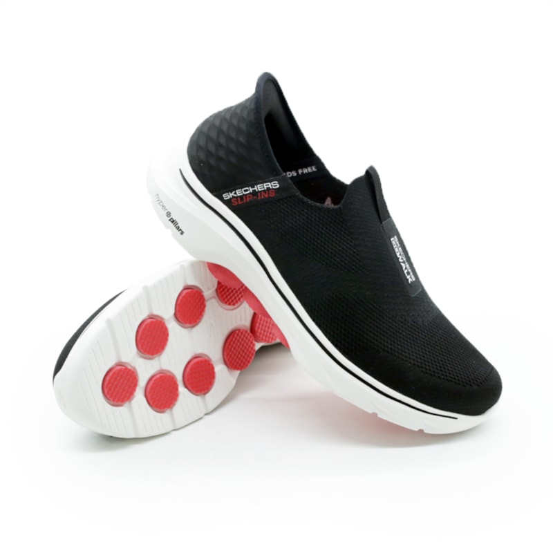 TENIS MASCULINO RUNNING SKECHERS 232040BRBBK PRETO/PRETO