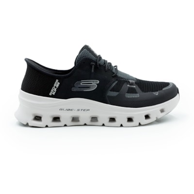 TENIS MASCULINO RUNNING SKECHERS  232930 PRETO.
