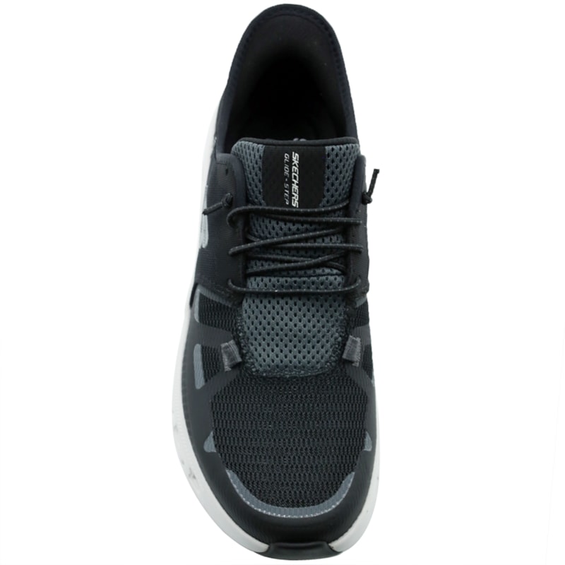 TENIS MASCULINO RUNNING SKECHERS  232930 PRETO.
