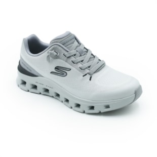 TENIS MASCULINO RUNNING SKECHERS GLIDE-STEP  233132 GRY