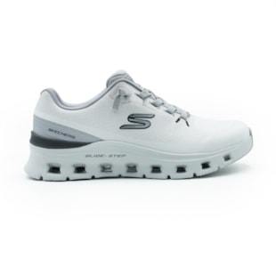 TENIS MASCULINO RUNNING SKECHERS GLIDE-STEP  233132 GRY