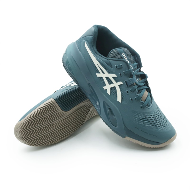TENIS MASCULINO TEAM SPORTS ASICS  1041A485300 VERDE.