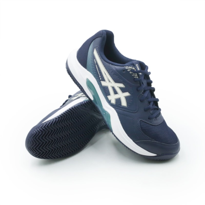 TENIS MASCULINO TEAM SPORTS ASICS GEL-DEDICA  1041A547P-400 400MIDNIGHTOATMEAL