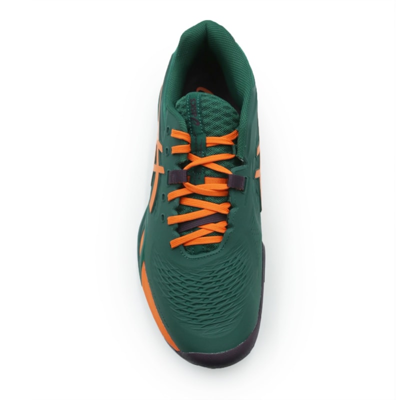 TENIS MASCULINO TEAM SPORTS ASICS GEL-RESOLU  1041A492P-300 300GREENORANGE