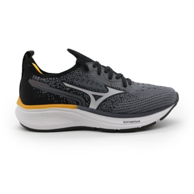 Tenis Mizuno Cool Ride 2 Masculino Chumbo/Amarelo - 277245