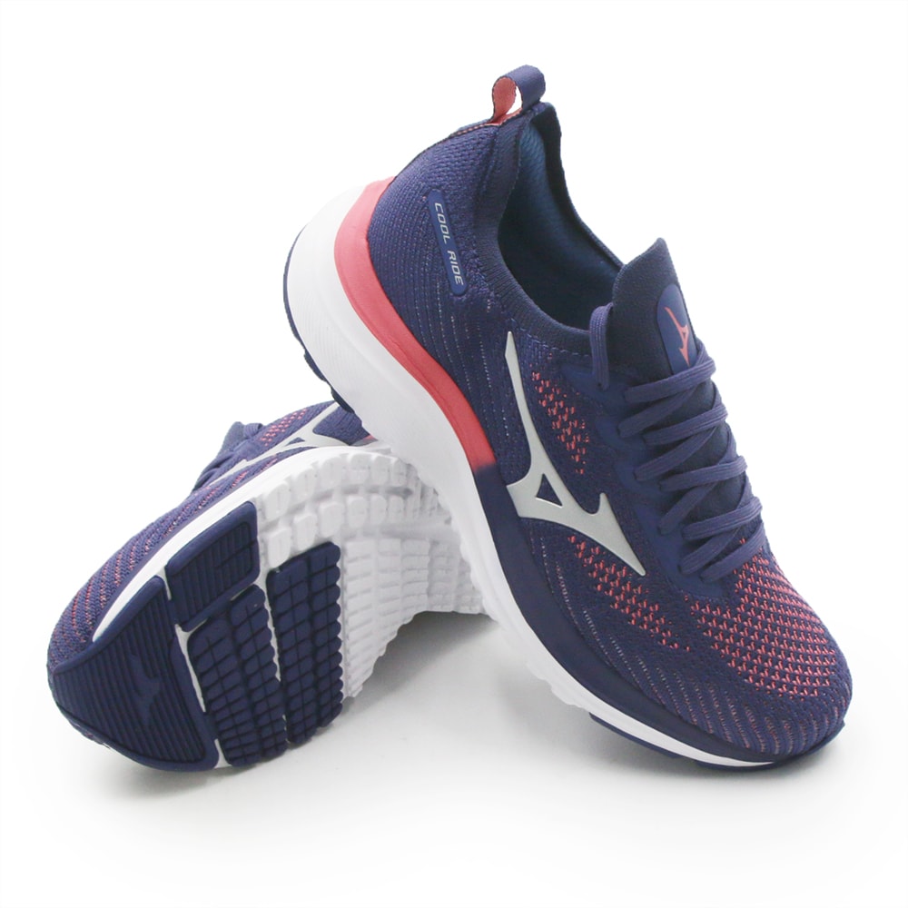 Tenis Mizuno Cool Ride Feminino Azul Noite - 252173 - Anita Shoes