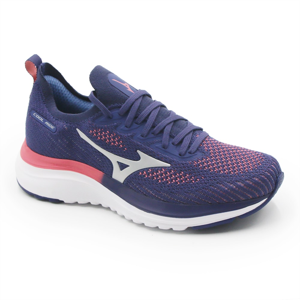 Tenis Mizuno Cool Ride Feminino Azul Noite - 252173 - Anita