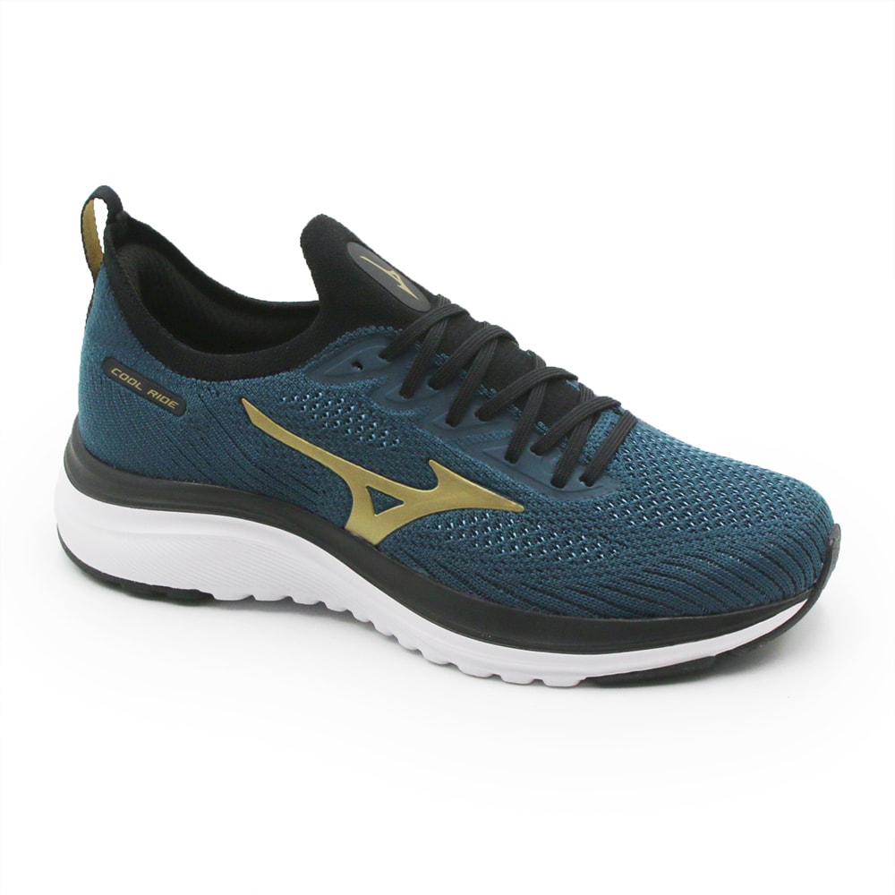 Tenis Mizuno Cool Ride Masculino Azul/Petroleo - 252171 - Anita Shoes